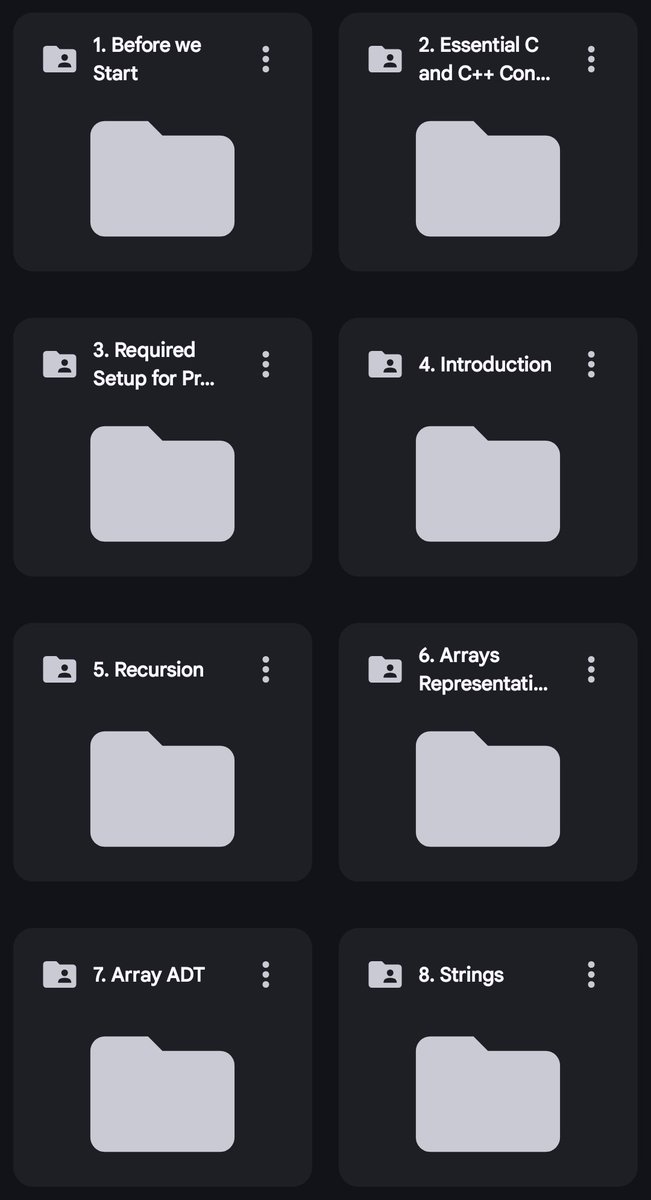 gordx_ux's tweet photo. 🚨 Master Data Structure 
NEW Premium Course Giveaway Free 

→ C++ Programming 
→ Array
→ Recursion 
→  Tree
→ Graph
→ Sorting 
→ See More...

For 24 Hours only!

To get it :
1. MUST Follow : @gordx_ux ( so I can DM you Directly)

2. Like, Retweet , Save

3. Reply "DSA" https://t.co/jYluVmygPJ