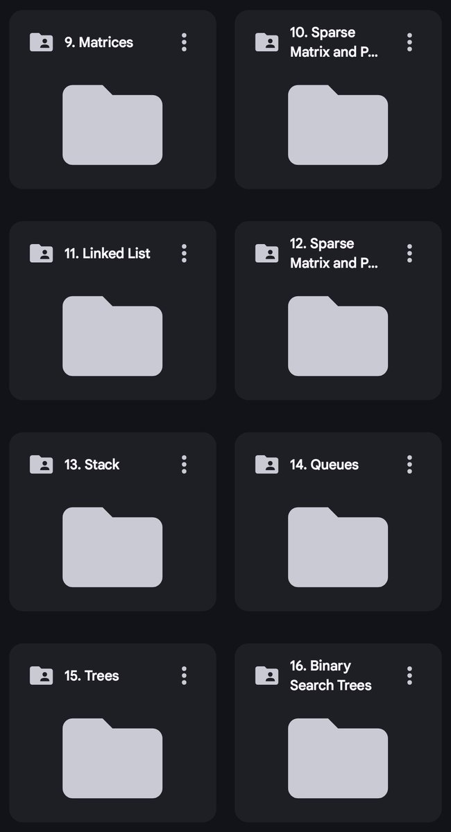 gordx_ux's tweet photo. 🚨 Master Data Structure 
NEW Premium Course Giveaway Free 

→ C++ Programming 
→ Array
→ Recursion 
→  Tree
→ Graph
→ Sorting 
→ See More...

For 24 Hours only!

To get it :
1. MUST Follow : @gordx_ux ( so I can DM you Directly)

2. Like, Retweet , Save

3. Reply "DSA" https://t.co/jYluVmygPJ