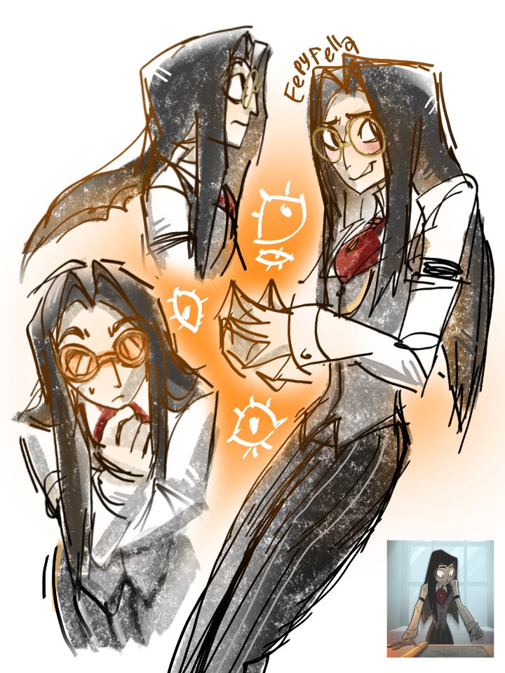 Tryin a new style, also past human sir pentious is  gorgeous 🐍
#sirpentious #HazbinHotel #hazbinhotelseason2