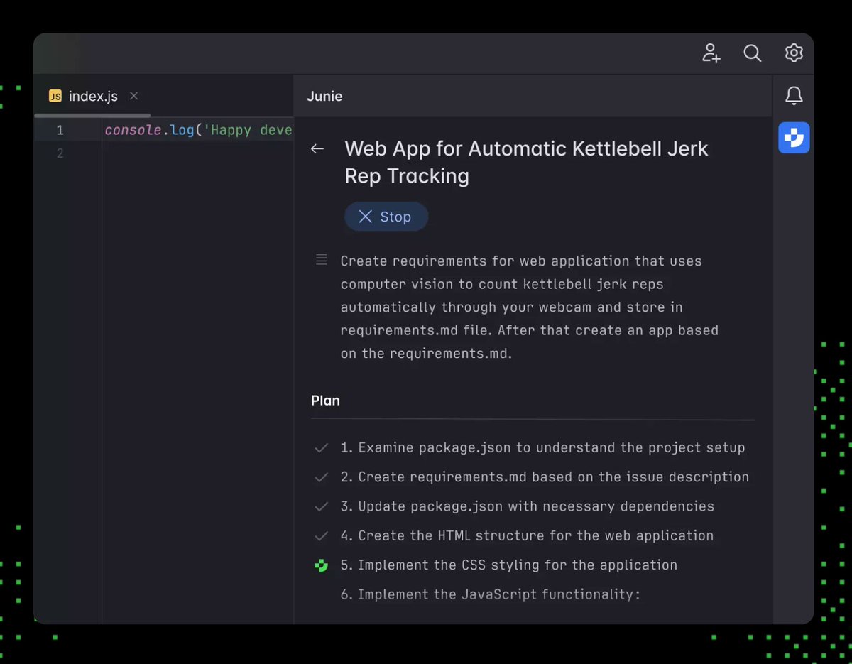 Junie Pro by JetBrains is way better than Claude Code.

In the past few weeks I've been playing around with several different coding agents.

I've never heard about Junie until I opened PyCharm because my Neovim wasn't setup right for Python development and I wanted to immeditely