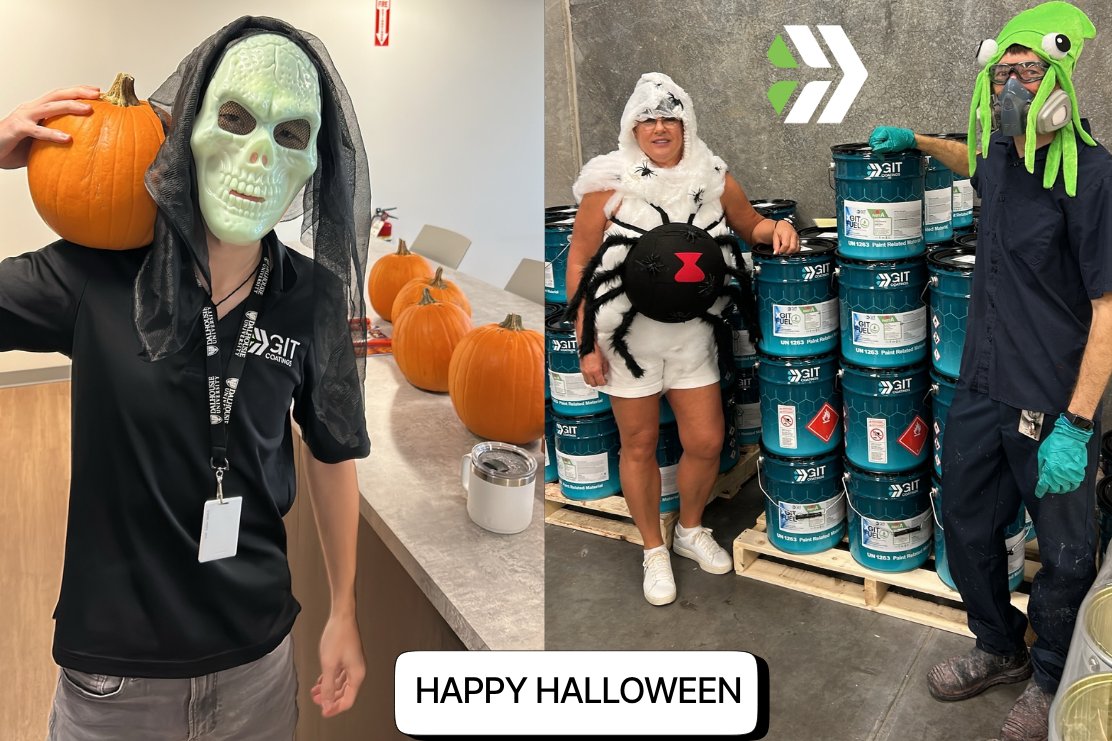 gitcoatings's tweet image. Happy Halloween! 👻

From spiders to barnacles, nothing sticks when Team GIT is around! 🕷️🐙
 
Wishing everyone a fun and frightful Halloween from GIT Coatings 🎃
 
#TeamGIT #GITCoatings #HappyHalloween #CleanShipping #Graphene #MadeInCanada