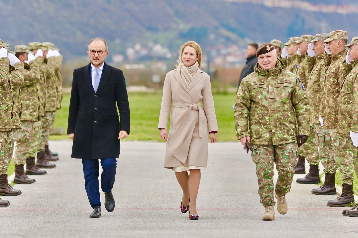 Good news! The mandate of <a href="/euforbih/">European Union Force in Bosnia and Herzegovina</a> has just been extended in the UN Security Council!

Looking forward to welcoming HR/VP <a href="/kajakallas/">Kaja Kallas</a> in BiH on Monday, who will be visiting to underline the EU unwavering commitment to security and stability in BiH and the region. 

🇪🇺🤝🇧🇦