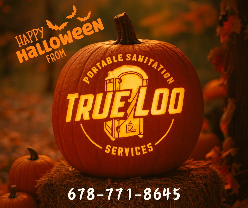 No tricks, just clean True Loos! 👻
Keep your Halloween events spooky-fresh with Georgia’s trusted portable restrooms.
#TrueLoo #StayBooTiful #PortableSanitation #GeorgiaEvents