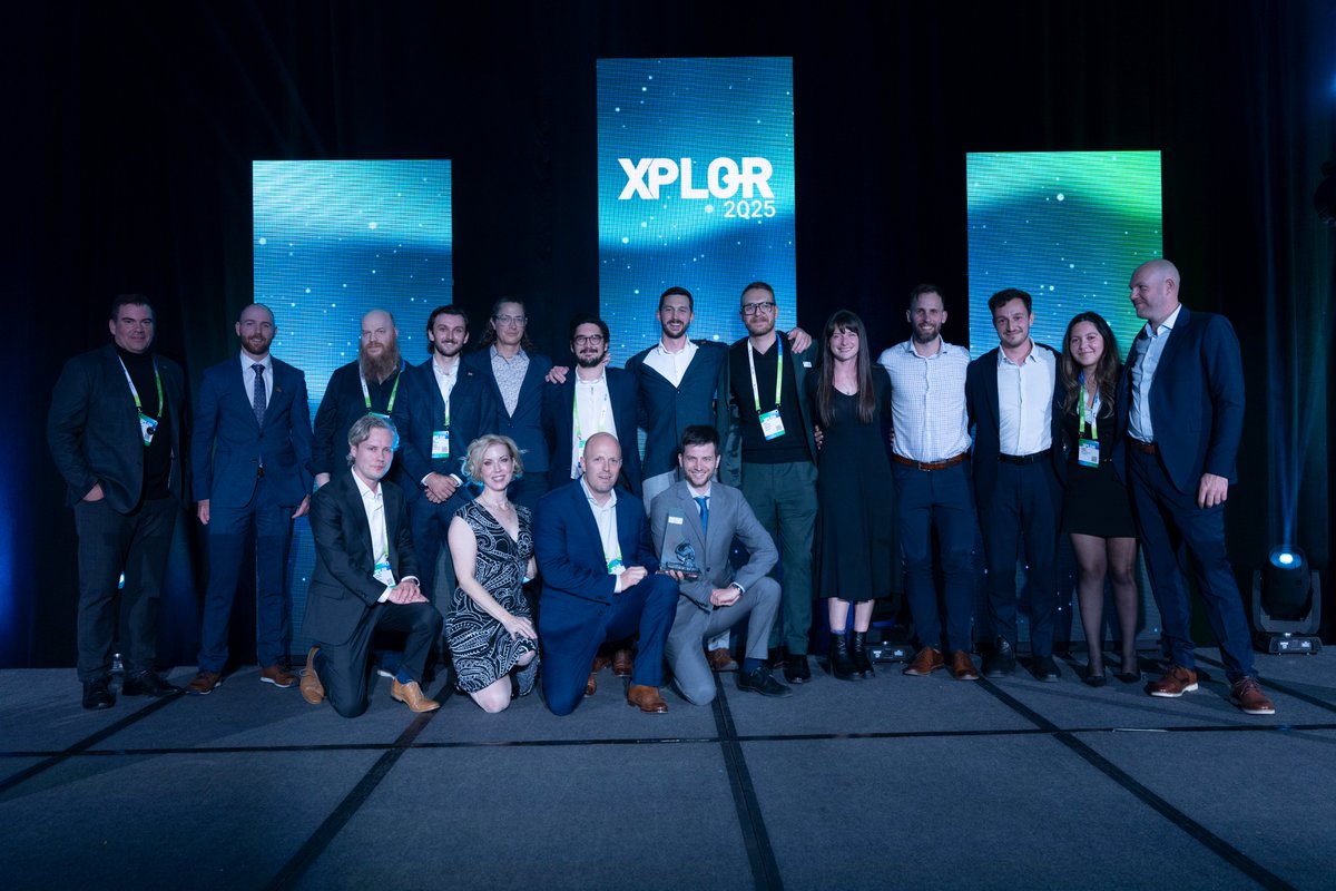 DahrougeGeo's tweet photo. We are honored to receive the Service Company of the Year award at #Xplor2025!
Thank you @AEMQ_ and our incredible clients who make this work possible. We're excited for what's ahead for mineral exploration!
#DahrougeGeo #QuebecMining #MineralExploration https://t.co/0ojMeHRvvC