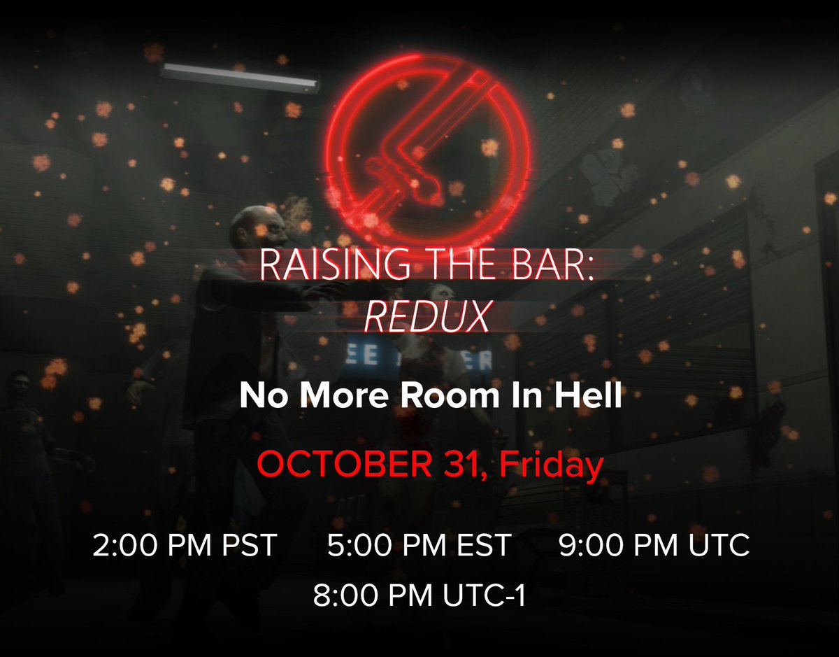 A flash game night - this evening, for Halloween, we're about to find out when there's No More Room In Hell...

#halflife #steam #valve #indie #gamedev #modding