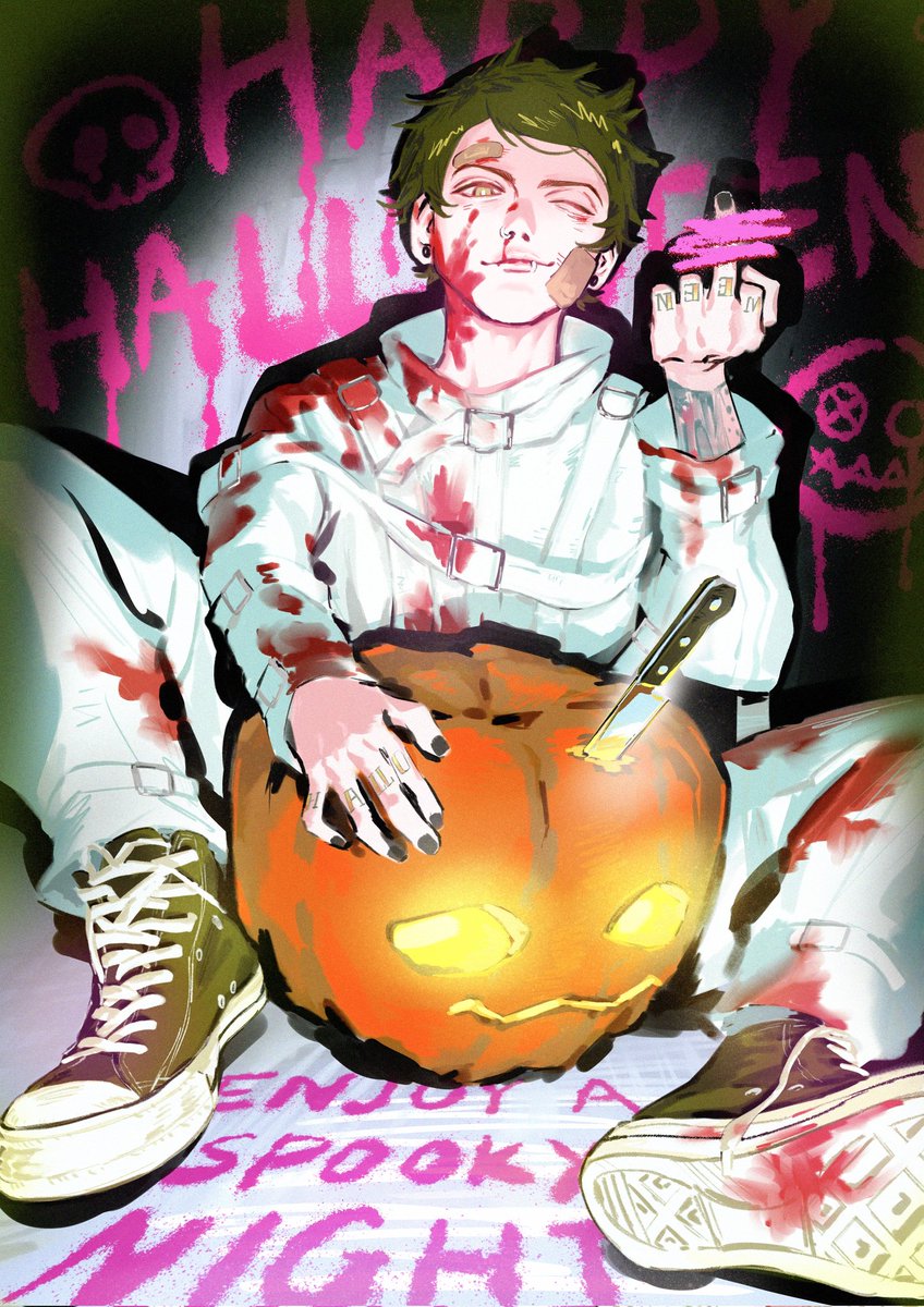 🎃ENJOY A SPOOKY NIGHT🎂
#frankiero