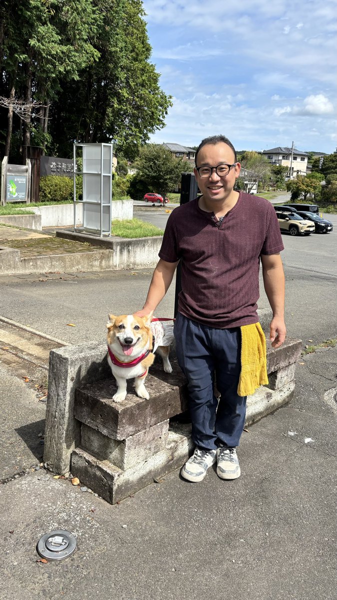 corgi0711's tweet photo. @haru_to_jan パールも9月に行ってきたよ〜😃 https://t.co/O5MIjD310T