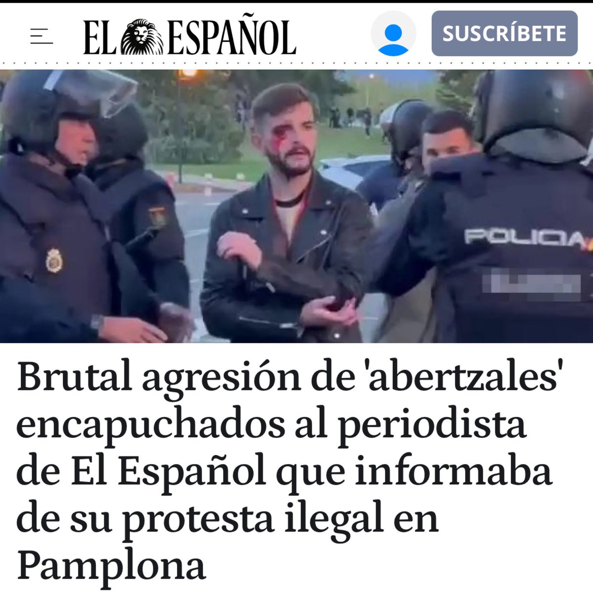 Ismael es de La Unión. Lo conozco desde que era un niño y es un joven bueno, sensato y educado. Mi condena más enérgica ante la brutal agresión que ha sufrido por parte de los socios de Sánchez. Y todo mi respaldo para él y su familia. Orgullosos por como es y como ha reaccionado