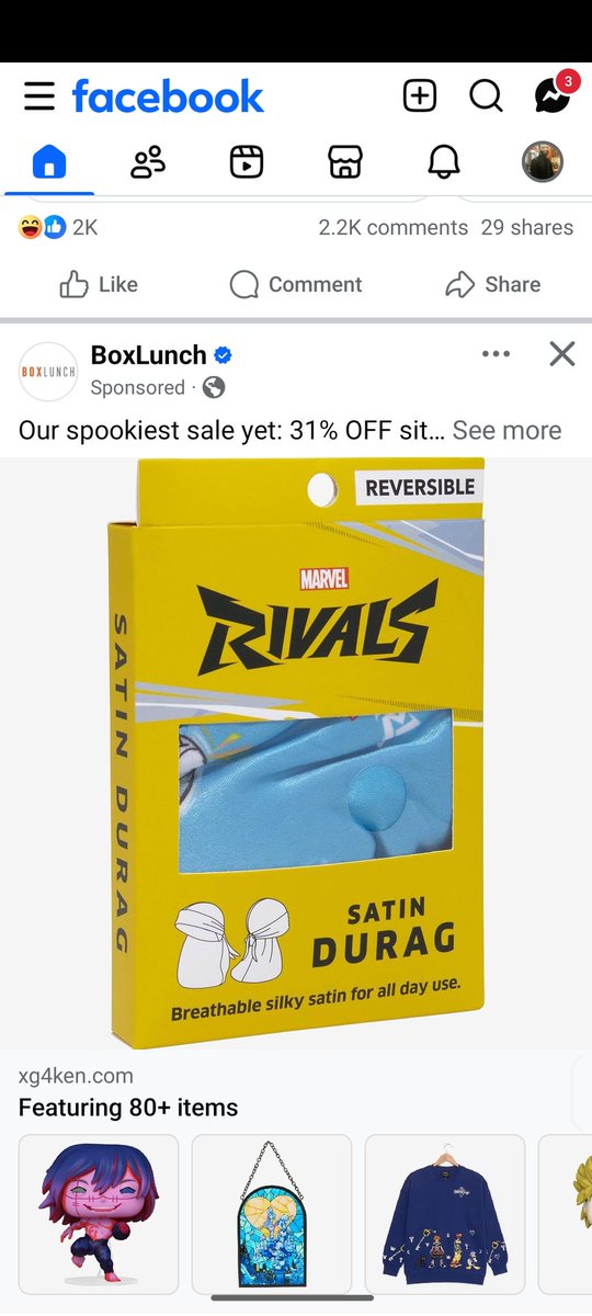 SimpleeAdvanced's tweet photo. Yo targeted marketing it's getting CRAZY.  They for real said hmm.... What is perfect for NIGGAS that like to play Marvel rivals😂😂 https://t.co/YQEs5Eh02Y