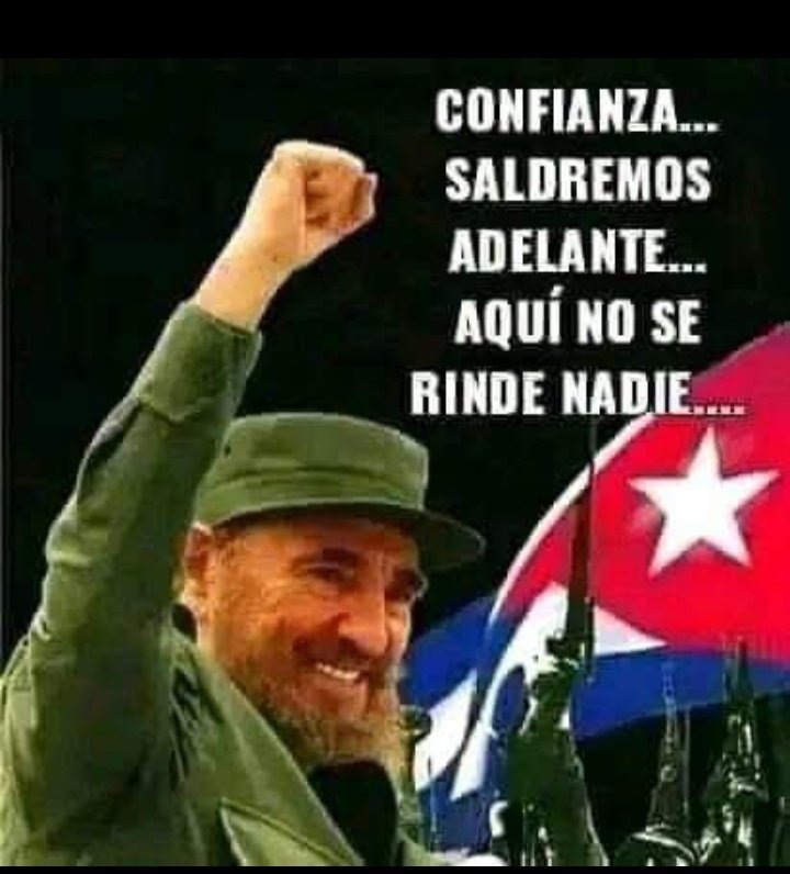 JosLuis74030336's tweet photo. Hoy la Patria vibra de la solidaridad de sus hijos, como nos enseñaste Comandante.
¡Comandante en Jefe Ordene!
#FidelPorSiempre 
#UnidosXCuba #FuerzaCuba https://t.co/tYkLEl76Ch