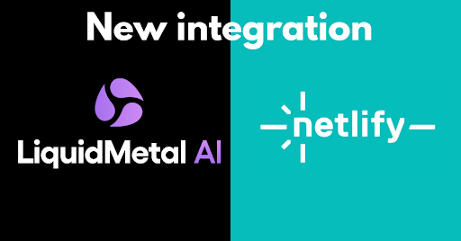 LiquidMetalAI's tweet image. Building AI apps just got ridiculously simple.

With the new @Netlify + @LiquidMetalAI integration! 

No more:
❌  configuring vector databases
❌  managing embeddings
❌ wiring up memory systems
 
One click gives you:

✅ SmartMemory  → AI that remembers context across sessions…
