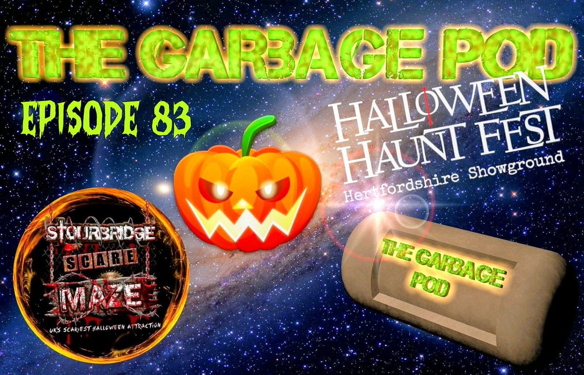 Welcome to <a href="/TheGarbagePOD/">The Garbage POD</a> #Podcast #Halloween Special!

Mark Taylor &amp; Liz Springs go on a road trip to visit two very different events during #SpookySeason.

Featuring #StourbridgeScareMaze  &amp; #HalloweenHauntFest.

Visit: thegarbagepod.weebly.com/podcasts/episo… to explore this episode.

🎃💀🧟‍♀️