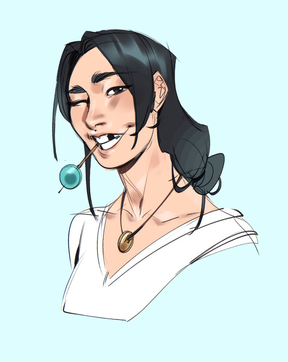 artbynips's tweet photo. Sketch Request: Sonya Kubo ( @OFFcellcomic ) 🍡 https://t.co/E5bcaCcPd1
