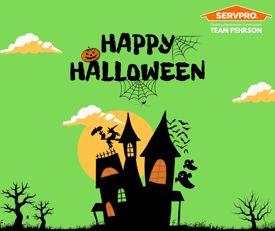 Who are you gonna call? SERVPRO!

Do you have water damage or mold appear out of nowhere? Don't be scared, we are here to help! Our talented team is here to clean up and restore it like it never happened.

We hope you have a spooktacular and safe Halloween.

#Halloween #SERVPRO