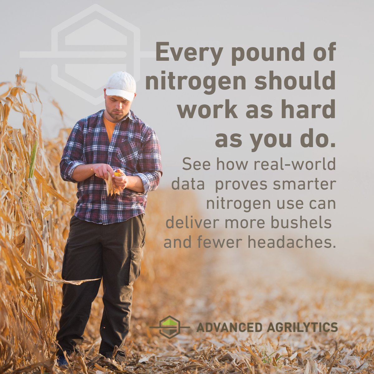 Growers improving nitrogen efficiency by 21% are seeing real impact, less waste, more yield, and stronger ROI.

Smarter nitrogen use starts below the surface.

Read how: adag.ag/9leBO