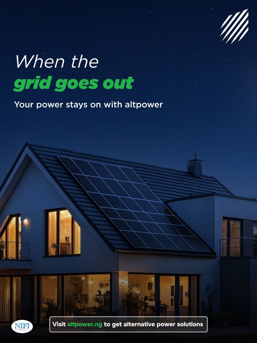 altpowerng's tweet image. Ready to power up? 

Visit our website to enjoy up to 48 months financing on solar solutions.

#AltPower