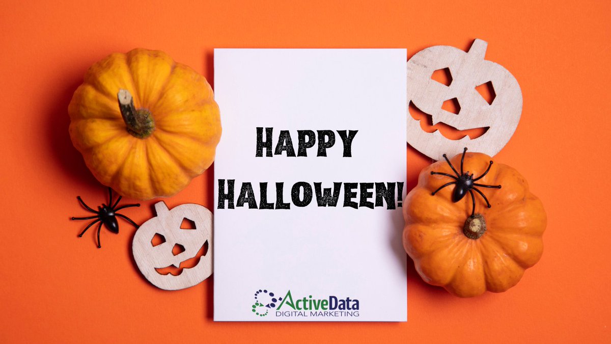 ActiveDataDigi's tweet image. Happy Halloween! Here’s to a day full of treats, fun, and just the right amount of spooky. #HappyHalloween #SpookySeason