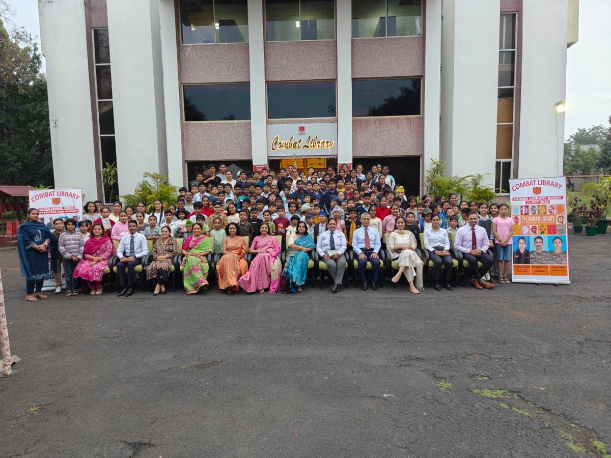 ia_awc's tweet image. #AWC Mhow, organised Human Library on 31 Oct 25. Event sought to inspire young minds by motivating stories of courage &amp;amp; extraordinary achievements shared by achievers in Shooting, mountaineering &amp;amp; archery at National &amp;amp; international level.
⁦@adgpi⁩