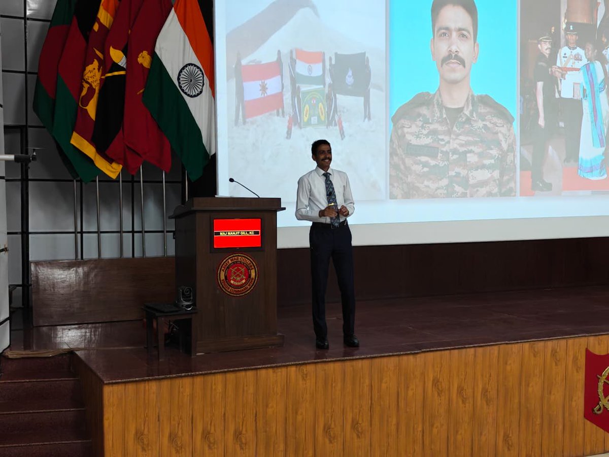 ia_awc's tweet image. #AWC Mhow, organised Human Library on 31 Oct 25. Event sought to inspire young minds by motivating stories of courage &amp;amp; extraordinary achievements shared by achievers in Shooting, mountaineering &amp;amp; archery at National &amp;amp; international level.
⁦@adgpi⁩
