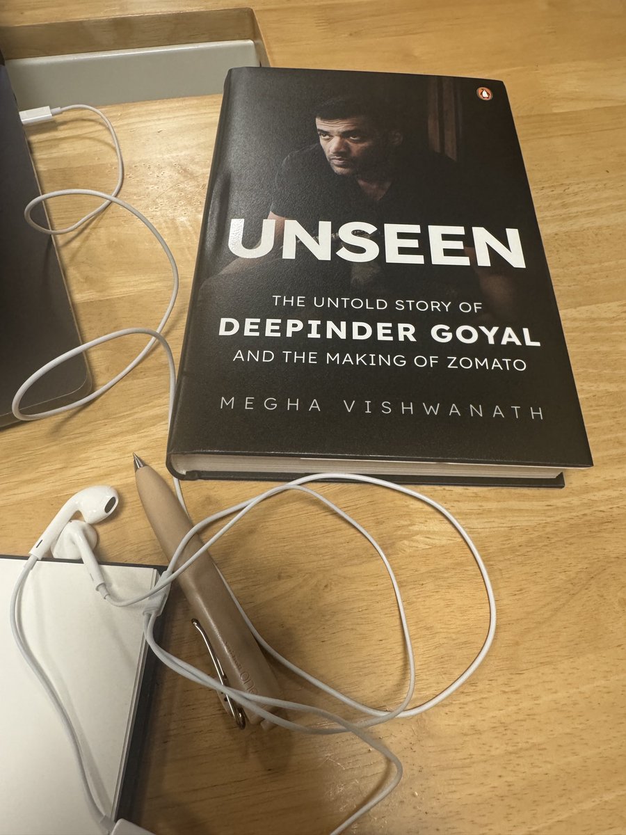 RenushriRawat's tweet photo. Just ordered Unseen: The Untold Story of Deepinder Goyal and the Making of Zomato @deepigoyal
Excited to dive in!
#startupread #entrepreneurship https://t.co/W8CA0cmkDp