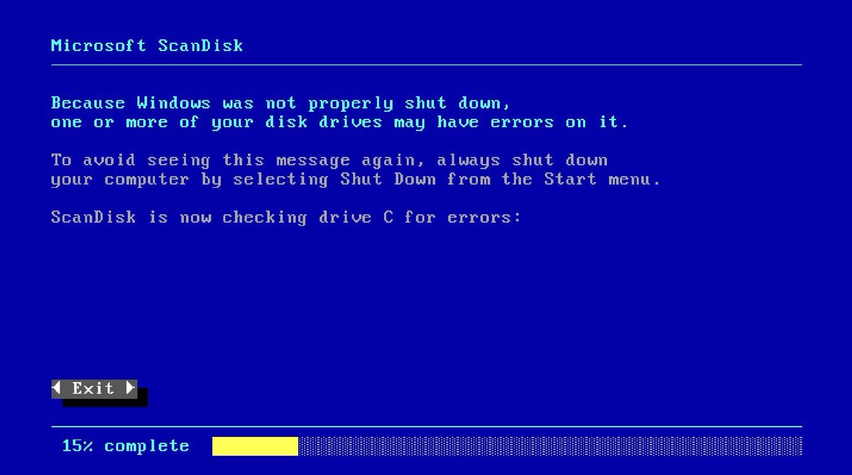 RetroTechDreams's tweet image. Real Halloween horror was seeing ScanDisk run when you just wanted to play Doom.