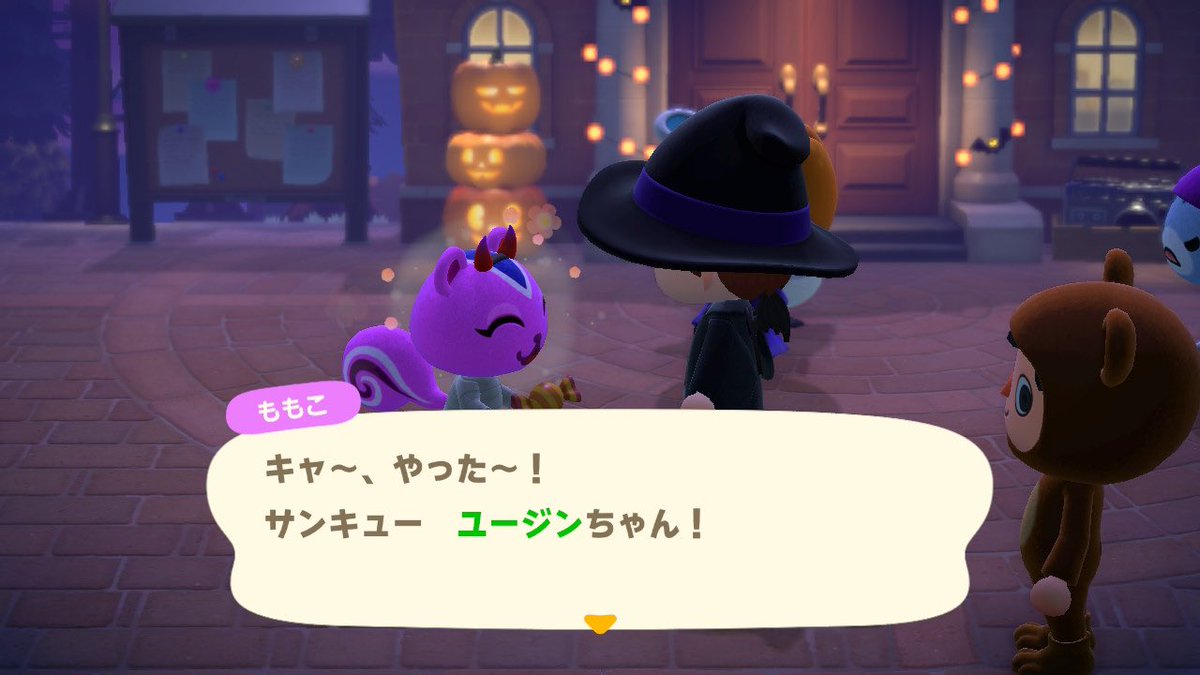 youchannlove's tweet photo. #どうぶつの森
 #NintendoSwitch
ハロウィン https://t.co/tnR8iSObGv