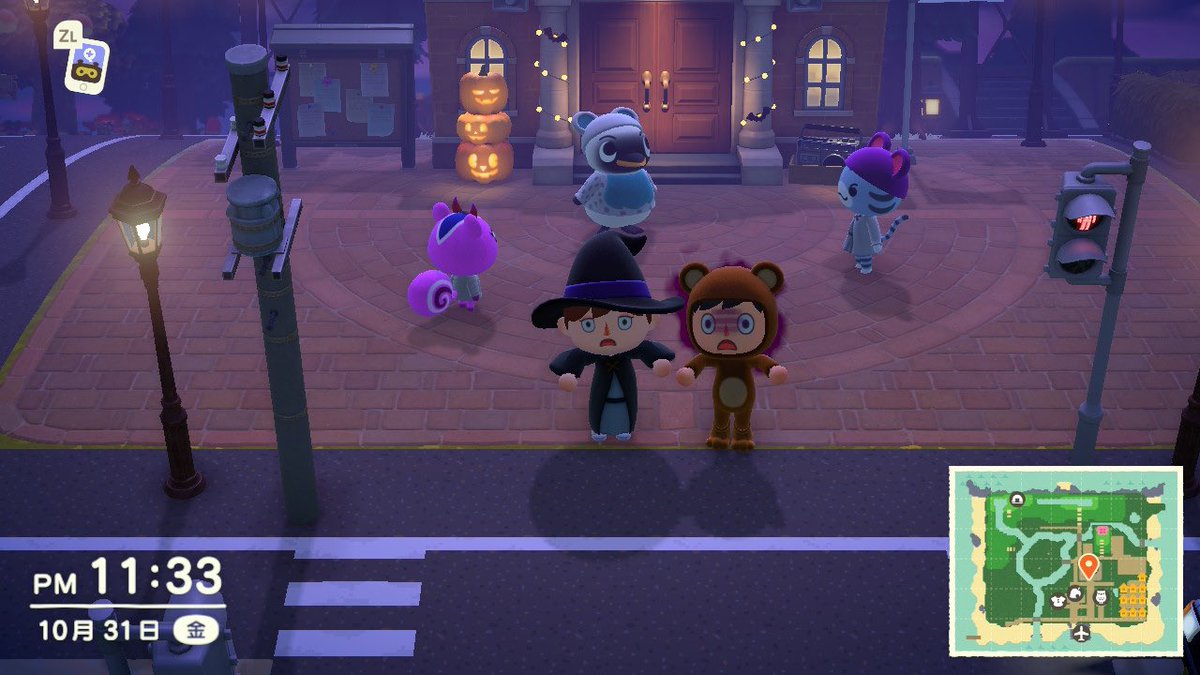 youchannlove's tweet photo. #どうぶつの森
 #NintendoSwitch
ハロウィン https://t.co/tnR8iSObGv