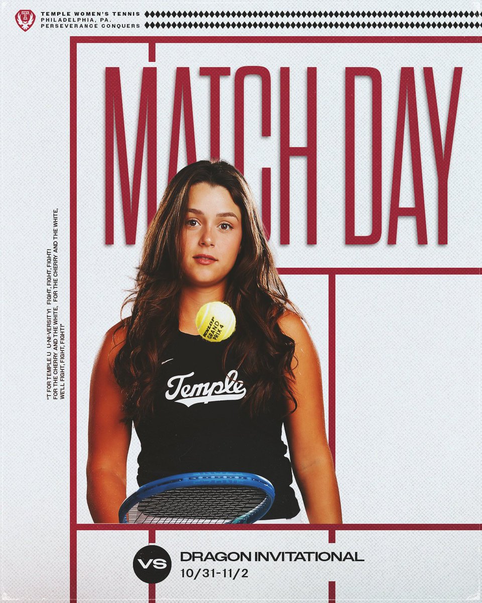 Tricks, treats, and tennis 👻

🆚 | Dragon Invitational
🗓️ | Oct. 31 - Nov. 2
📍 | Philadelphia, Pa.

#GoOwls