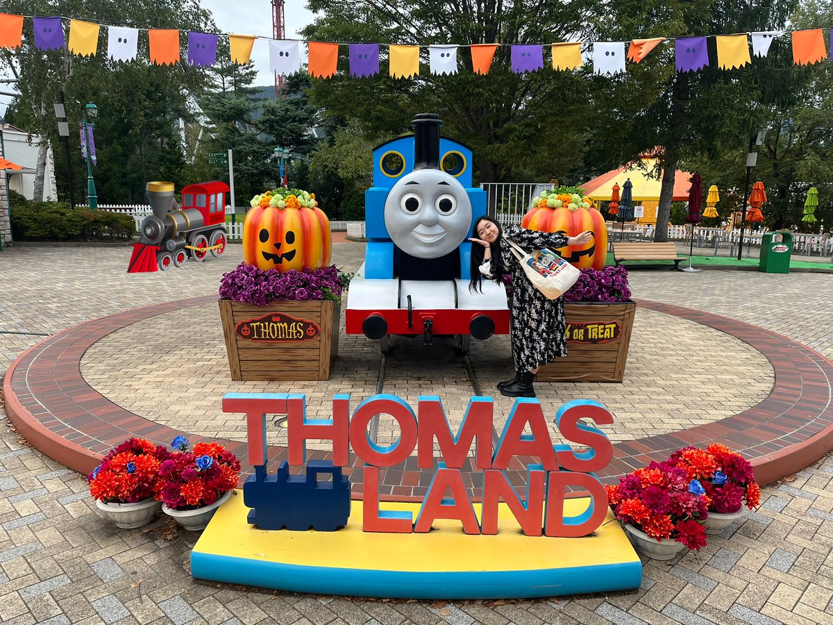 12green_tea's tweet photo. 👻ハッピーハロウィン🎃
いつの日かのトーマスランド… https://t.co/MCtpbIOXOm