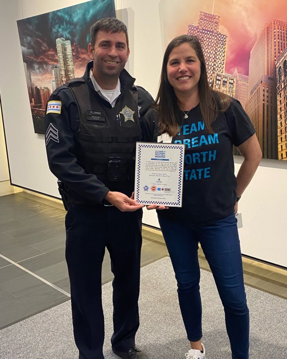 October is Principal Appreciation Month, and we’re excited to give a big shoutout to Muchin College Prep Principal Emily Lockhart! Her dedication and hard work, along with her amazing team, have made a real difference in so many students’ lives. Thank you for everything you do 💙