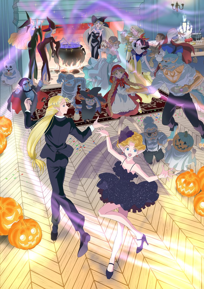 ハロウィンイラスト　１年の違いはiPadのスペックにもあるとしみじみ思うのでした