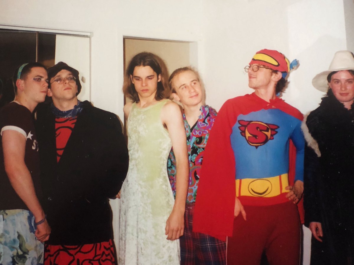Happy Halloween : Flashback Friday Edition • Halloween 1998. (R-L) Sean, JA, Jack, Ramsey (our drummer before Sean), Colin &amp; childhood friend Moraig