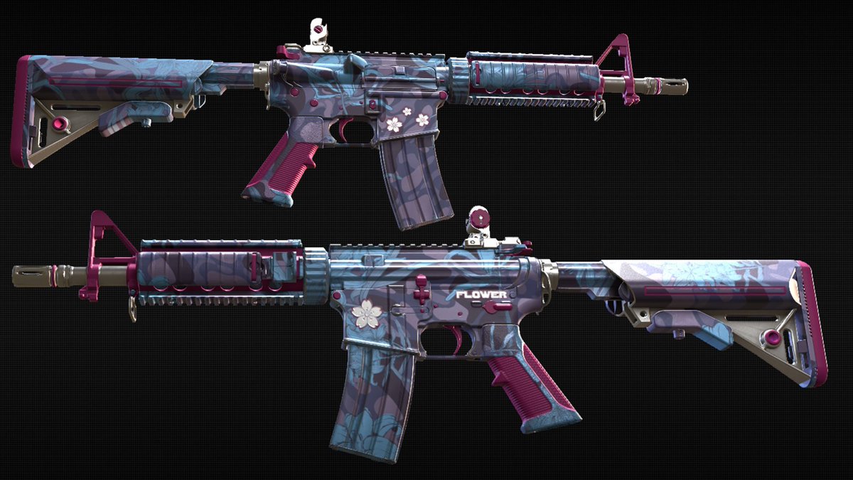M4A4 | Flower Power [Magenta]
steamcommunity.com/sharedfiles/fi…

Collab with
<a href="/kr1j_/">kr1j</a> , <a href="/theraylaw/">RAY</a> and lahnako.meta.
For <a href="/CounterStrike/">CS2</a>