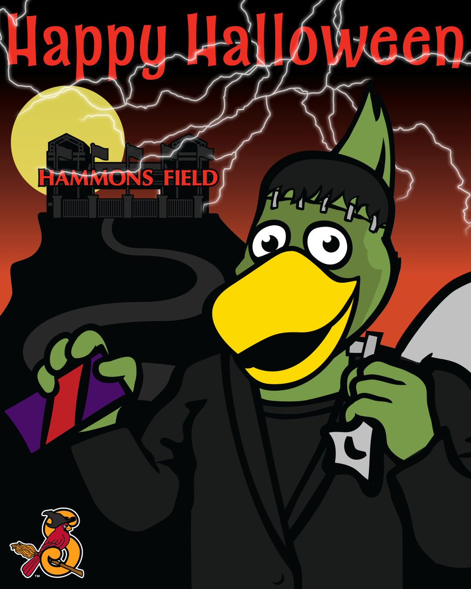 Sgf_Cardinals's tweet photo. Happy Halloween from the Springfield Cardinals! https://t.co/VlI745aa4F