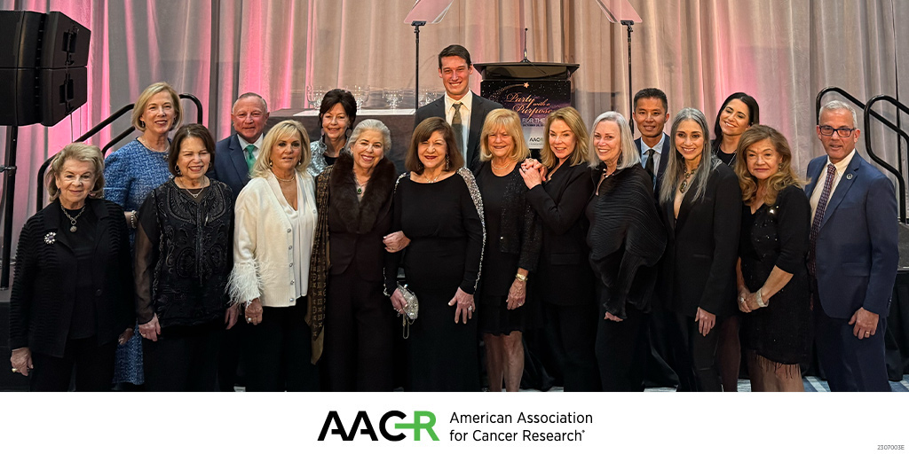 AACRFoundation's tweet image. This year&apos;s #PartyWithAPurpose gala raised over $325,000 to support vital melanoma research. We thank the Friends of the AACR Foundation, the organizing committee, and volunteers for this fantastic event and all the attendees for helping to drive progress and save more lives.