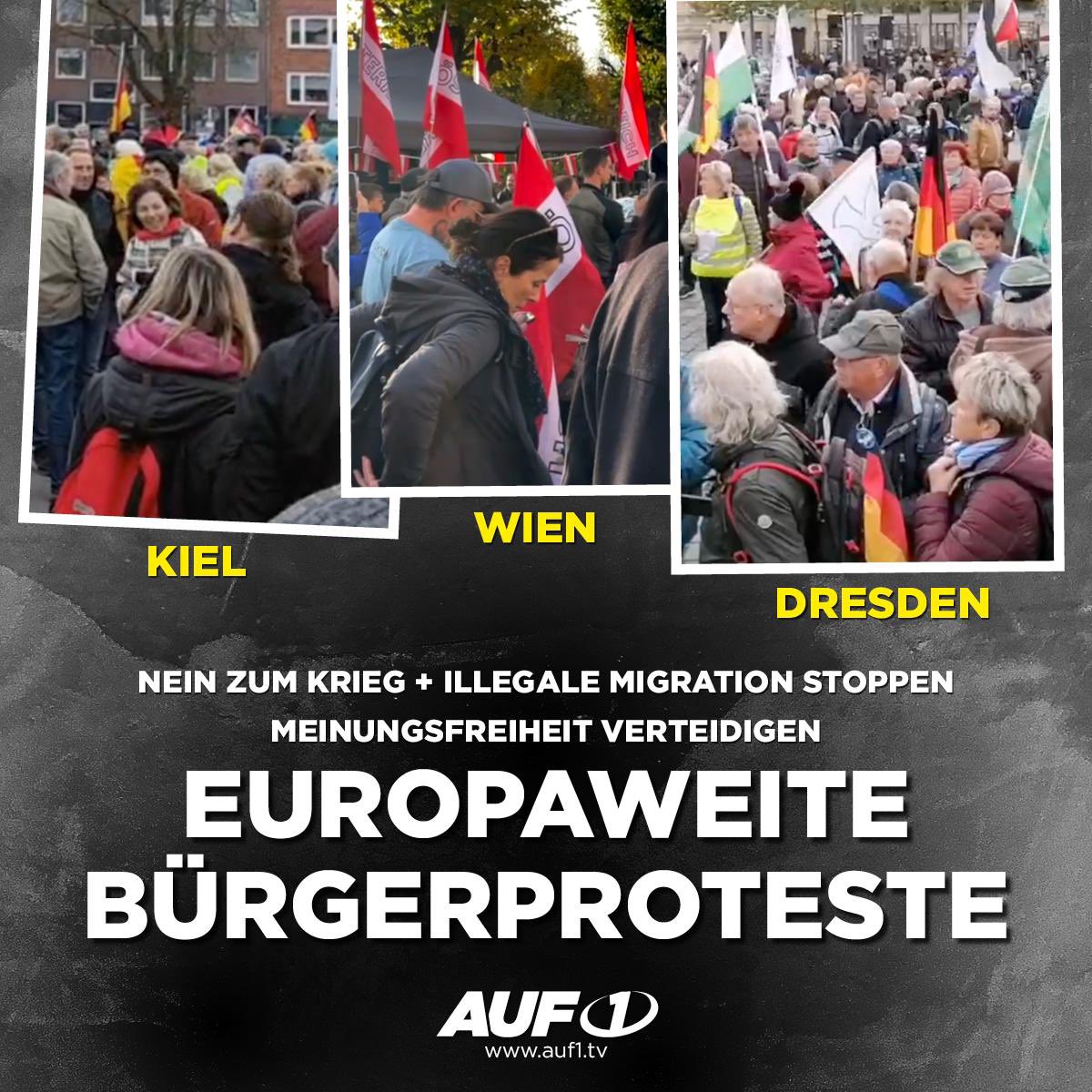 Bürgerproteste zum Reformationstag:📣Zahlreiche Menschen sind auf den Straßen Deutschlands und Europas

Die aktuellen politischen und wirtschaftlichen Entwicklungen in Deutschland und Europa lassen den Unmut und den Protest bei den Menschen in den europäischen Ländern wieder