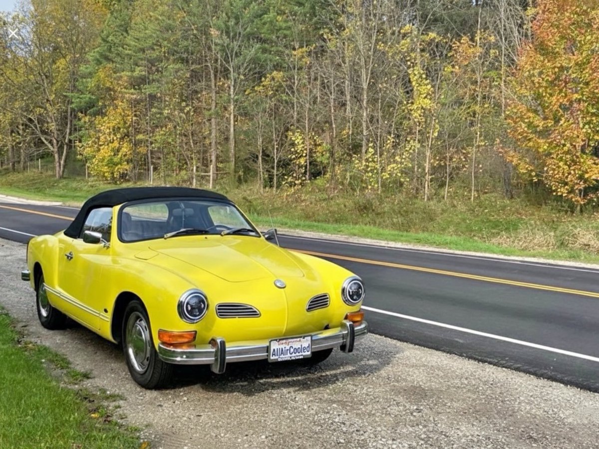 The Volkswagen Karmann Ghia produced from 1955 to 1974 used the reliable mechanicals of the VW Beetle and Type 3 platform but featured elegant, hand-built bodies designed by Italy's Carrozzeria Ghia and built by Karmann in Germany