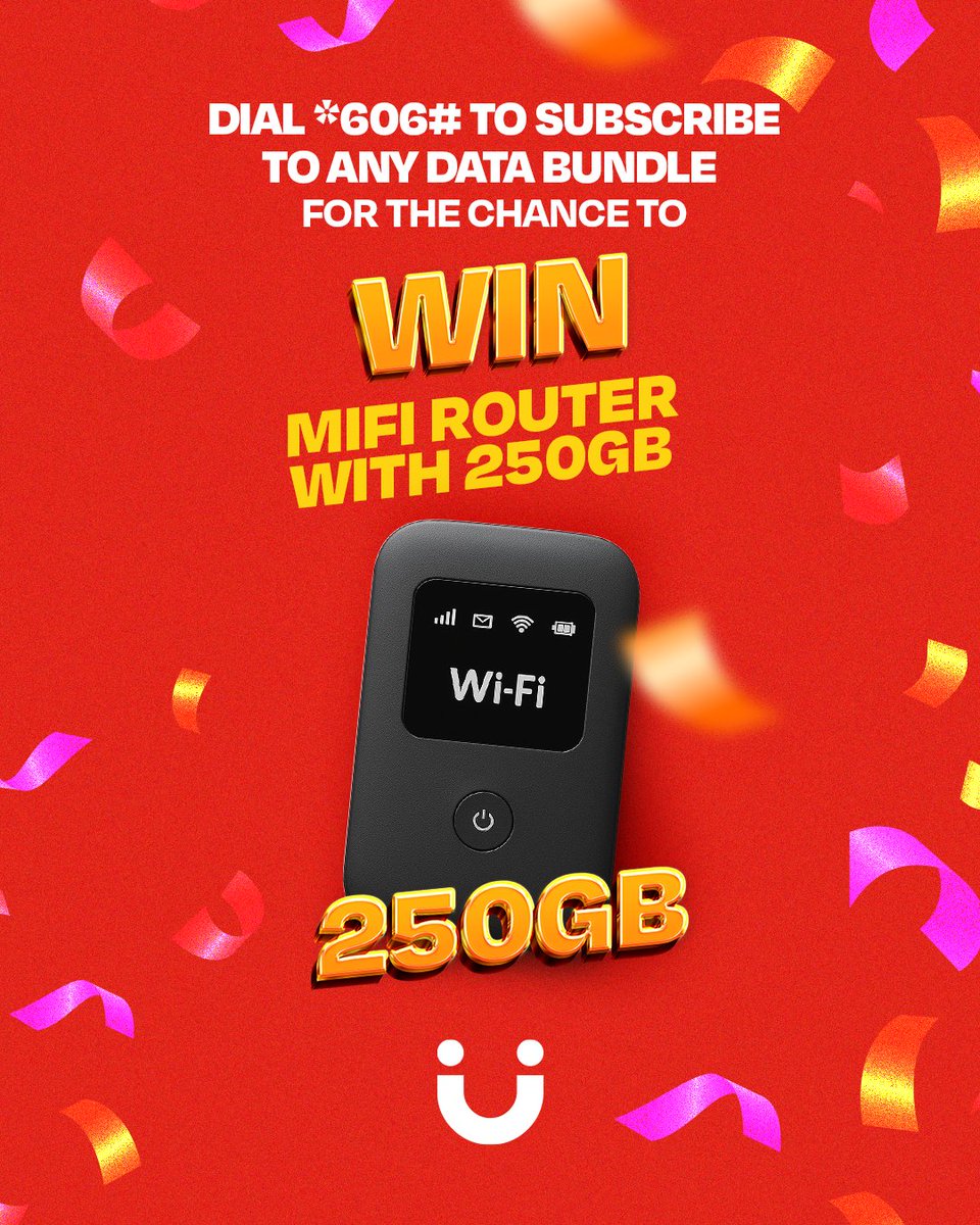 ComiumGm's tweet image. 📱 Dial *606# &amp;amp; subscribe to any bundle for a chance to WIN!
⚙️ Win gadgets, MIFIs &amp;amp; more tech treats! 💻✨
Keep subscribing, keep winning!
#ComiumMegaPromo #TechWins