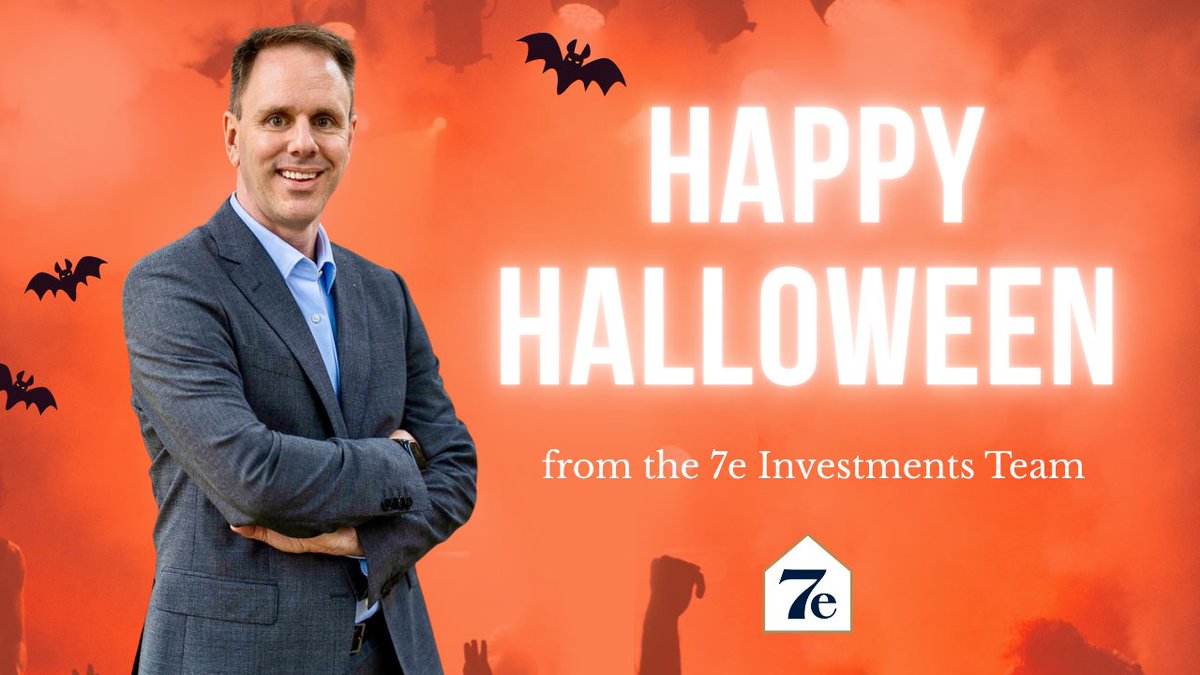 ChrisSeveney's tweet image. 𝐇𝐚𝐩𝐩𝐲 𝐇𝐚𝐥𝐥𝐨𝐰𝐞𝐞𝐧 𝐟𝐫𝐨𝐦 𝐭𝐡𝐞 𝟕𝐞 𝐈𝐧𝐯𝐞𝐬𝐭𝐦𝐞𝐧𝐭𝐬 𝐭𝐞𝐚𝐦!

Wishing you a day filled with treats — in your portfolio and beyond. 🕸️

#7eInvestments #HappyHalloween #NoteInvesting #RealEstateInvesting