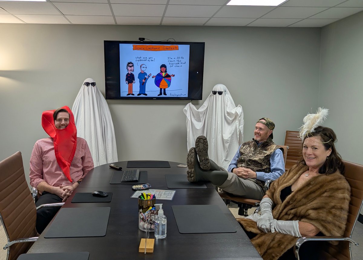 GlobalViewSC's tweet image. No, you're not seeing a ghost. Well... actually, you are.

The Global View team is serving all kinds of spooky, silly, and spicy looks today. We're here to remind you that financial planning doesn't have to be scary.

We hope everyone has a fun and safe Halloween!