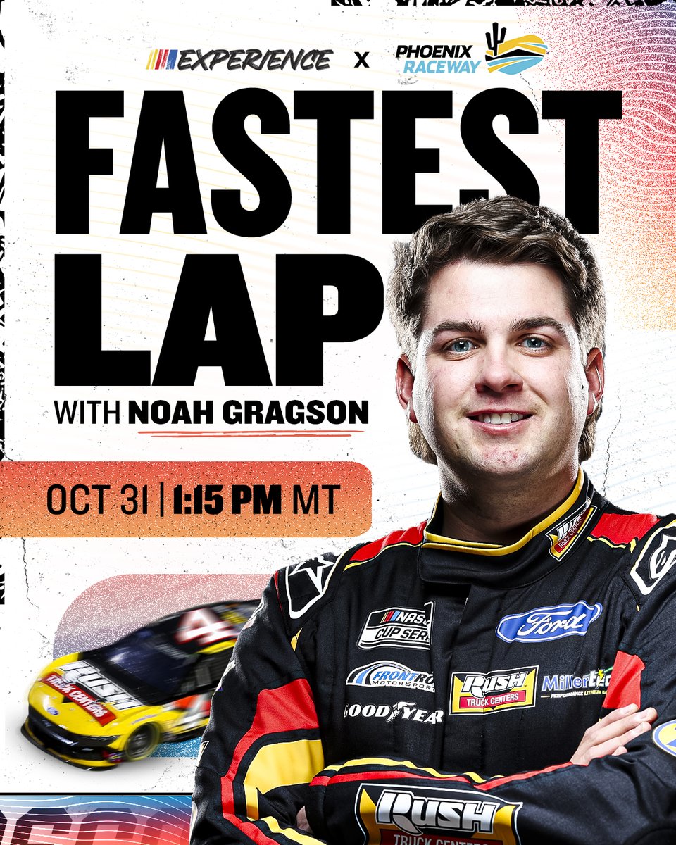 NASCARNation's tweet photo. Time to feel the need for speed with @NoahGragson 😎 https://t.co/iAHzzDAJQg
