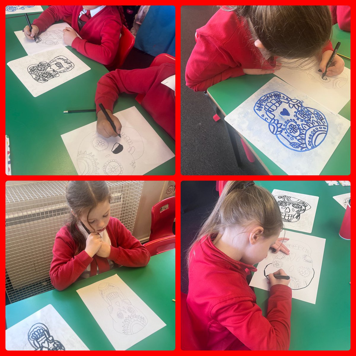 FELIZ DIA DE LOS MUERTOS 🇪🇸 💀 across the school we have learned about and celebrated Dia de los Muertos in different ways - calavezas de azucar, barriletes gigantes, alebrijes, marigold biscuits and a little movie treat 🎥well done to P2a presenting at assembly <a href="/CorpusChristi_K/">Corpus Christi PS</a>