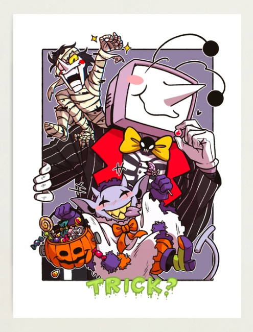 Halloween shop update 🎃 Go take a look… if you dare~ 👀
#DELTARUNE #deltarunefanart