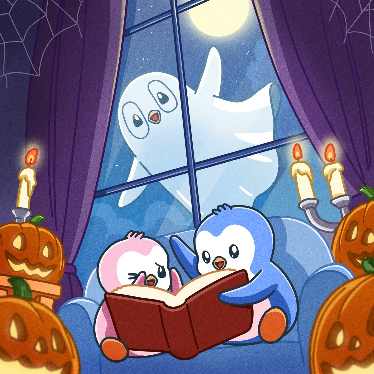 pudgypenguins's tweet image. Happy Halloween, Penguins 🐧