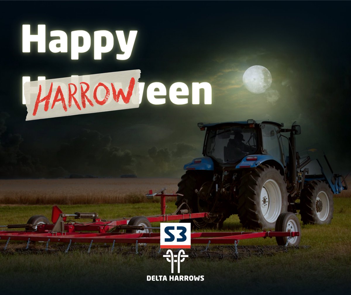 Happy Harroween from S3 Delta Harrows and the rest of the S3 Group family! 👻
