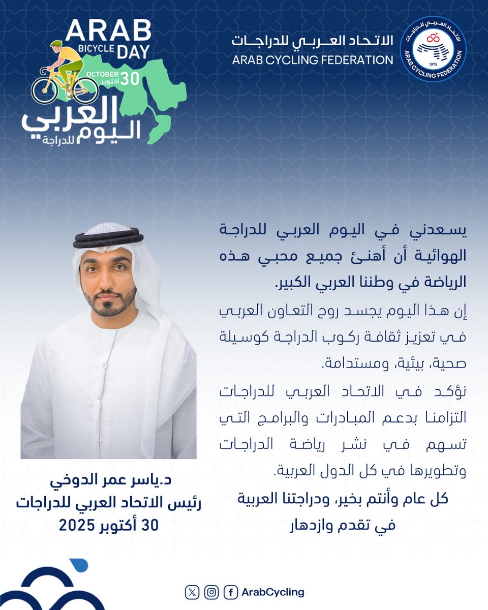 Arab Cycling Federation الاتحاد العربي للدراجات tweet media