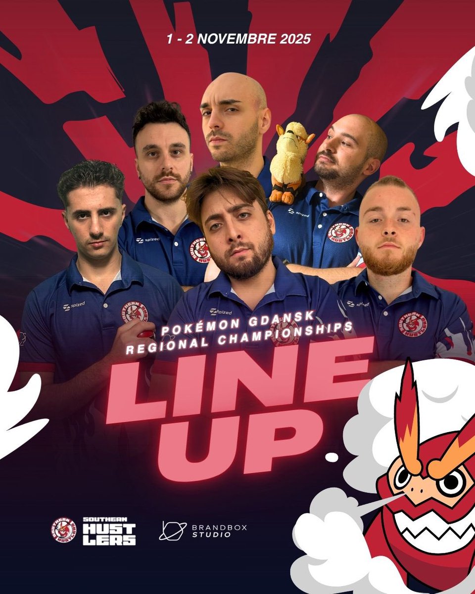 SoutHustlersVGC's tweet image. Gdańsk, lock your doors, Southern Hustlers are coming! ❤️‍🔥

#playpokemon #vgcpokemon