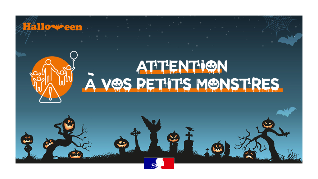 #Halloween 🎃 | Ce soir, les petits monstres envahissent les rues du Morbihan👻

Pour que cela reste une fête, adoptez les bons réflexes :
🔸Accompagnez les enfants, soyez visibles, restez sur les trottoirs et traversez prudemment.
🔸Restez vigilants dans les zones mal éclairées