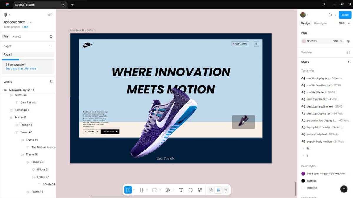 Nkeruwem_'s tweet image. Made this @Nike @nikestoreade hero page this in 45min
#webdesigntutorial #webdesignerjob #webdesignbestpractices #webdesignthatworks