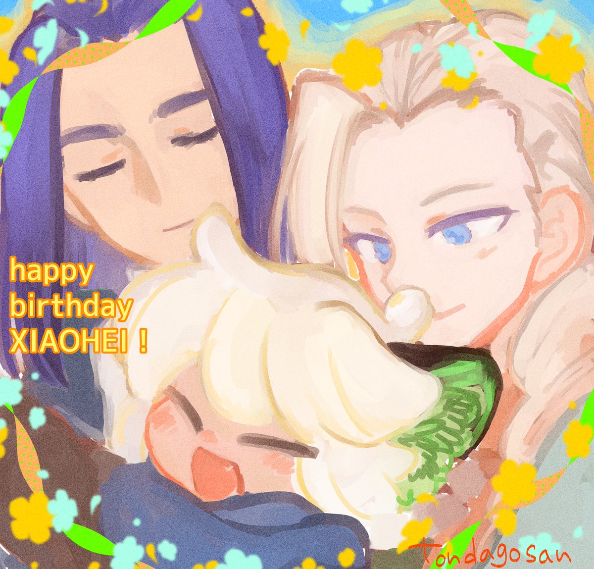 tondagosan's tweet image. 2025年もおめでとう！🎊🎂🐈‍⬛💓
#小黑1101生日快乐
#HappyXiaoheiDay
#小黒お誕生日おめでとう